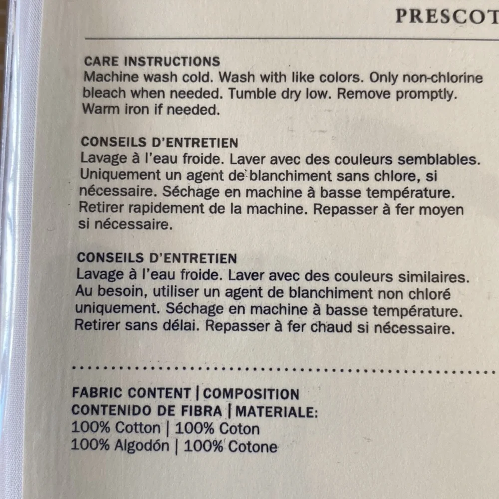 LRL Twin Flat Sheet Prescot Stripe.